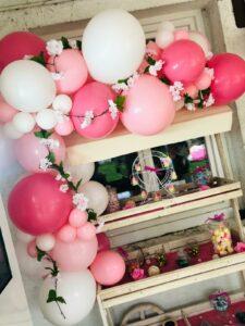 décoration en ballons pour Saint-Valentin