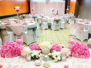 clalie décoration mariage salle